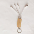 promotional gift 3 in 1 charging cable bamboo phone holder stand gift away  business gift